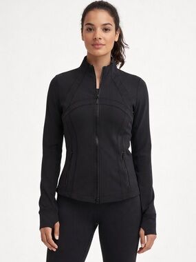LULULEMON Black Define Jacket Size 4 Full Zip Athletic Yoga Running Gym Fitted
